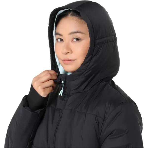 imageASCIS Womens PERFORMANCE INSULATED JACKET ApparelPerformance BlackAquamarine