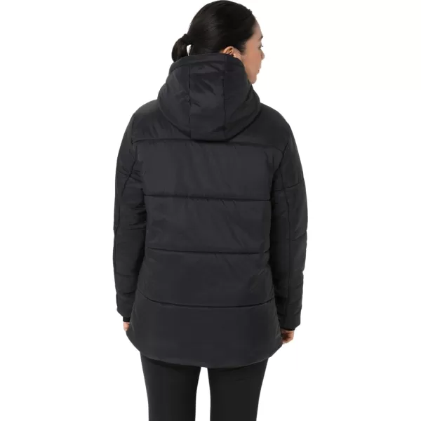 imageASCIS Womens PERFORMANCE INSULATED JACKET ApparelPerformance BlackAquamarine