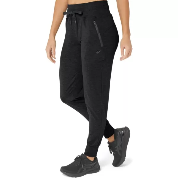imageASCIS Womens TECH Pant 20 ApparelPerformance Black Spacedye