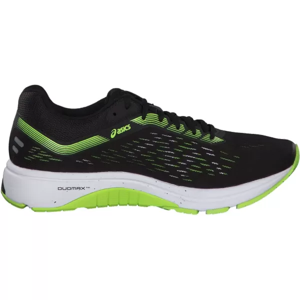imageASICS GT1000 7 Mens Running ShoeBlack Black Hazard Green 004
