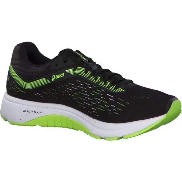 imageASICS GT1000 7 Mens Running ShoeBlack Black Hazard Green 004