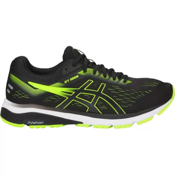 imageASICS GT1000 7 Mens Running ShoeBlackHazard Green