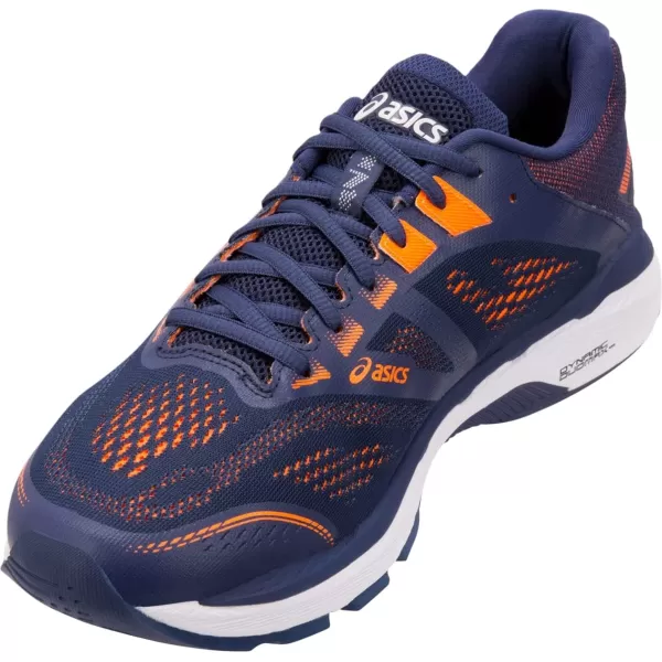 imageASICS GT2000 7 Mens Running ShoeIndigo BlueShocking Orange