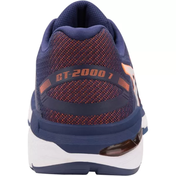imageASICS GT2000 7 Mens Running ShoeIndigo BlueShocking Orange