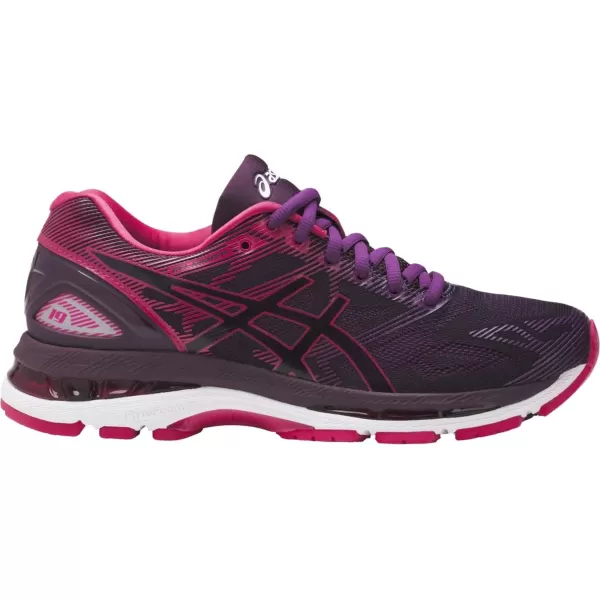imageASICS GelNimbus 19 Womens Running ShoeBlackCosmo PinkWinter Bloom