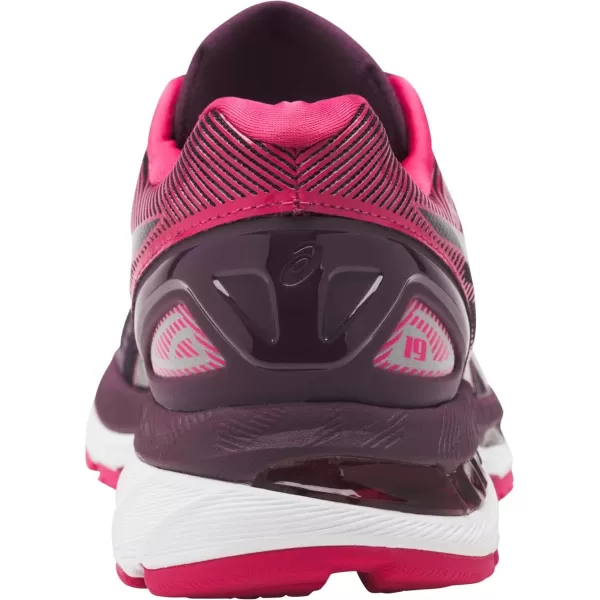 imageASICS GelNimbus 19 Womens Running ShoeBlackCosmo PinkWinter Bloom
