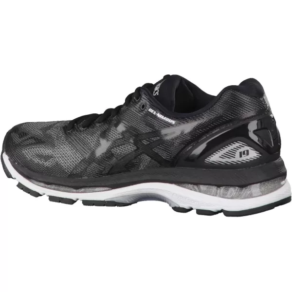 imageASICS GelNimbus 19 Womens Running ShoeBlackOnyxSilver 9099