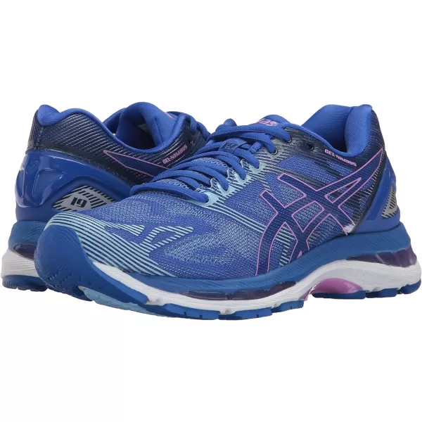 imageASICS GelNimbus 19 Womens Running ShoeBlue PurpleVioletAiry Blue