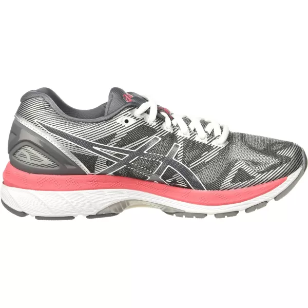 imageASICS GelNimbus 19 Womens Running ShoeCarbonRouge RedWhite