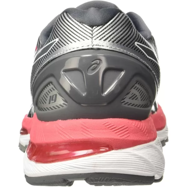 imageASICS GelNimbus 19 Womens Running ShoeCarbonRouge RedWhite