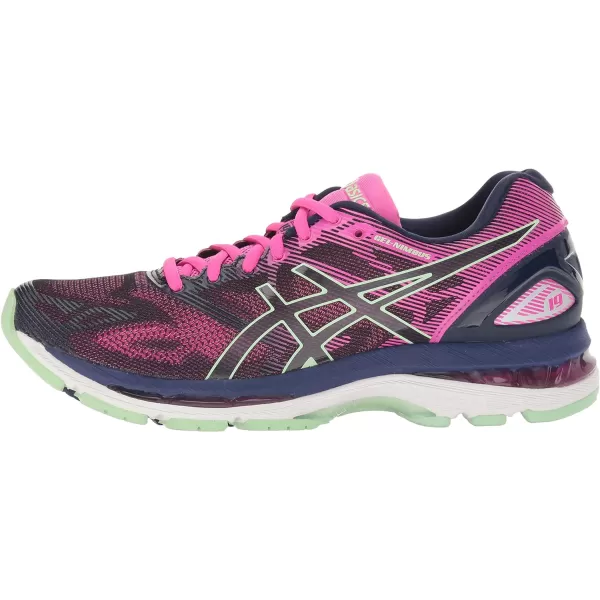 imageASICS GelNimbus 19 Womens Running ShoeIndigo BlueParadise GreenPink Glow