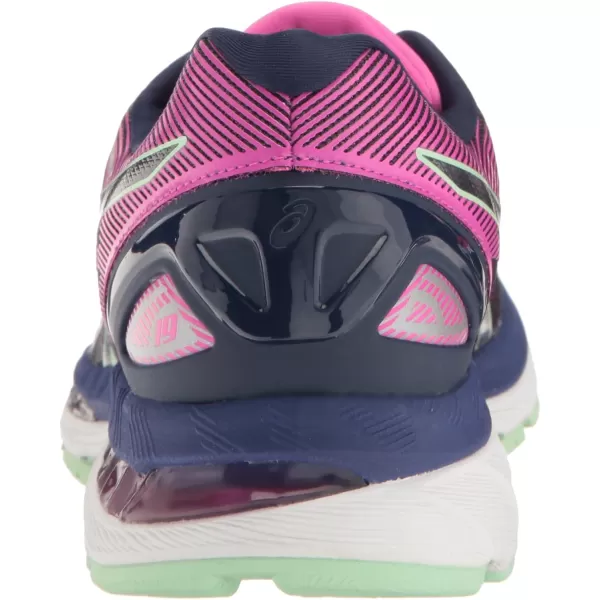 imageASICS GelNimbus 19 Womens Running ShoeIndigo BlueParadise GreenPink Glow