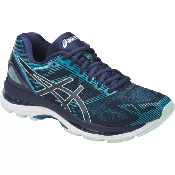 imageASICS GelNimbus 19 Womens Running ShoeInsignia BlueGlacier SeaCrystal Blue