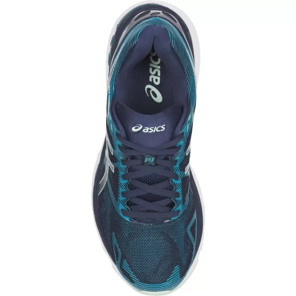 imageASICS GelNimbus 19 Womens Running ShoeInsignia BlueGlacier SeaCrystal Blue