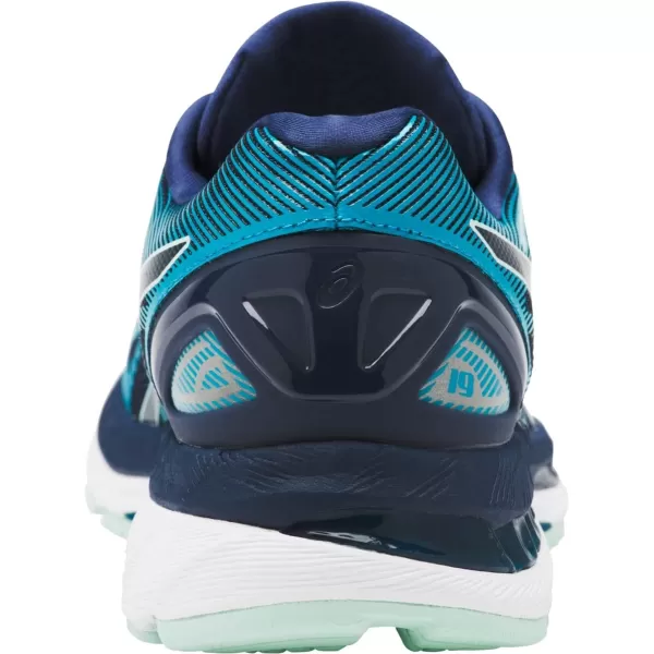 imageASICS GelNimbus 19 Womens Running ShoeInsignia BlueGlacier SeaCrystal Blue