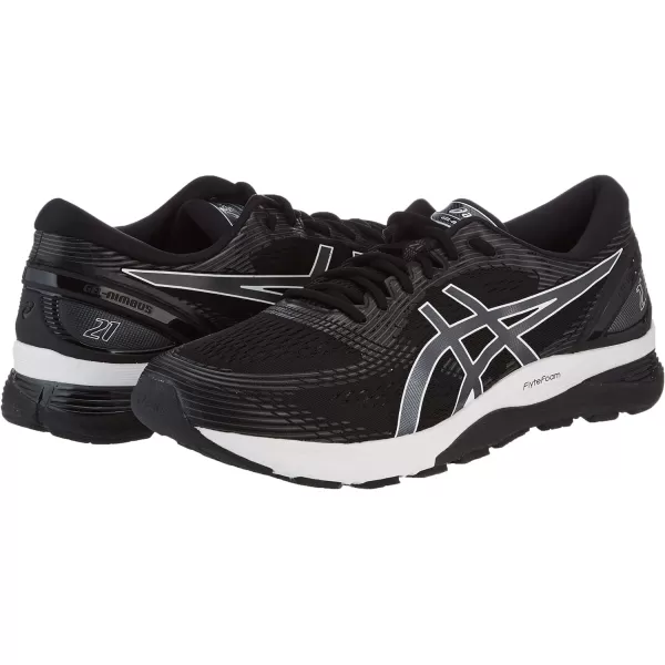 imageASICS GelNimbus 21 Mens Running ShoeBlack Black Dark Grey 001
