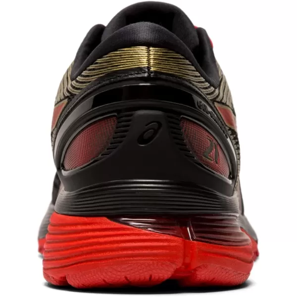 imageASICS GelNimbus 21 Mens Running ShoeBlackClassic Red