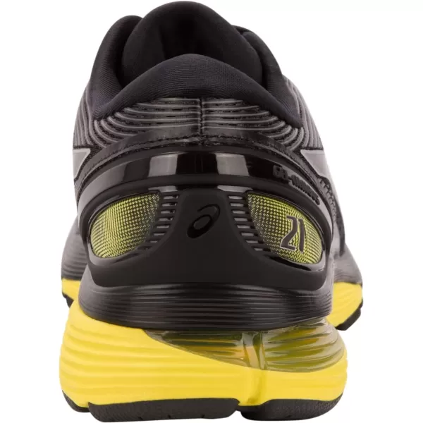 imageASICS GelNimbus 21 Mens Running ShoeBlackLemon Spark