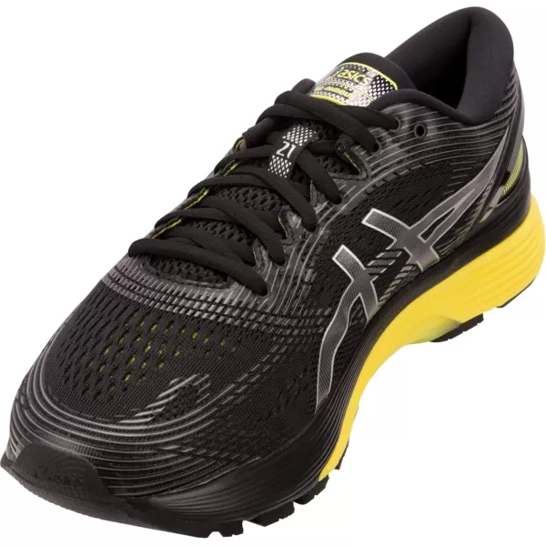 imageASICS GelNimbus 21 Mens Running ShoeBlackLemon Spark