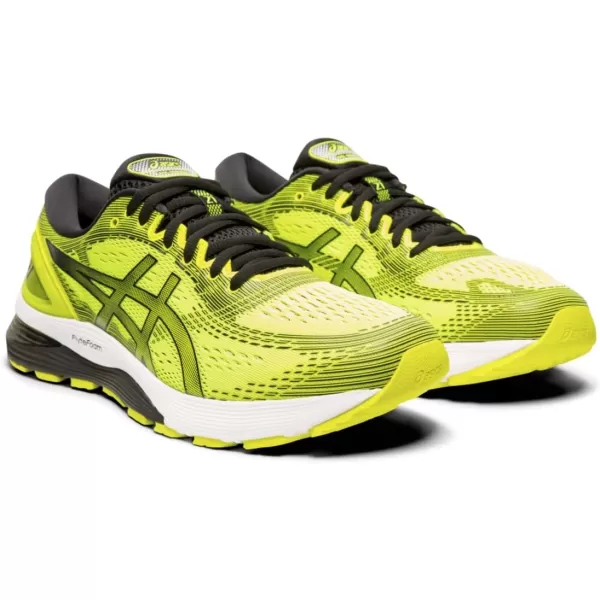 imageASICS GelNimbus 21 Mens Running ShoeSafety YellowBlack