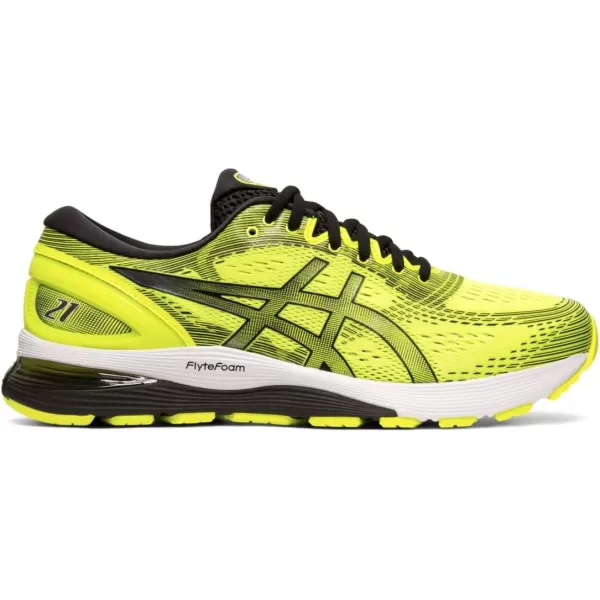imageASICS GelNimbus 21 Mens Running ShoeSafety YellowBlack