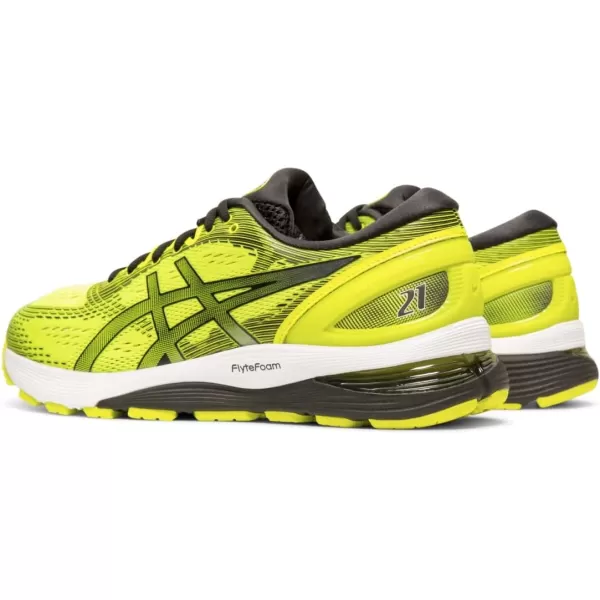 imageASICS GelNimbus 21 Mens Running ShoeSafety YellowBlack