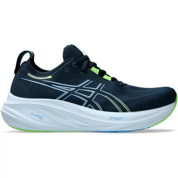 imageASICS GelNimbus 26 Mens RunningFrench BlueElectric Lime
