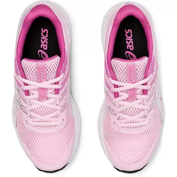 imageASICS Kids Contend 6 Grade School Running ShoesCotton CandyWhite