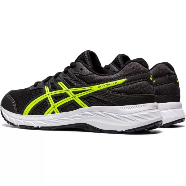 imageASICS Kids Contend 6 Grade School Running ShoesGraphite GreySafety Yellow