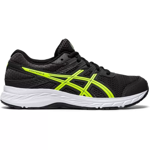 imageASICS Kids Contend 6 Grade School Running ShoesGraphite GreySafety Yellow