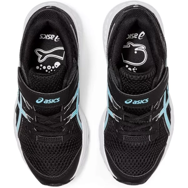 imageASICS Kids Contend 6 PreSchool Running ShoesBlackTurquoise