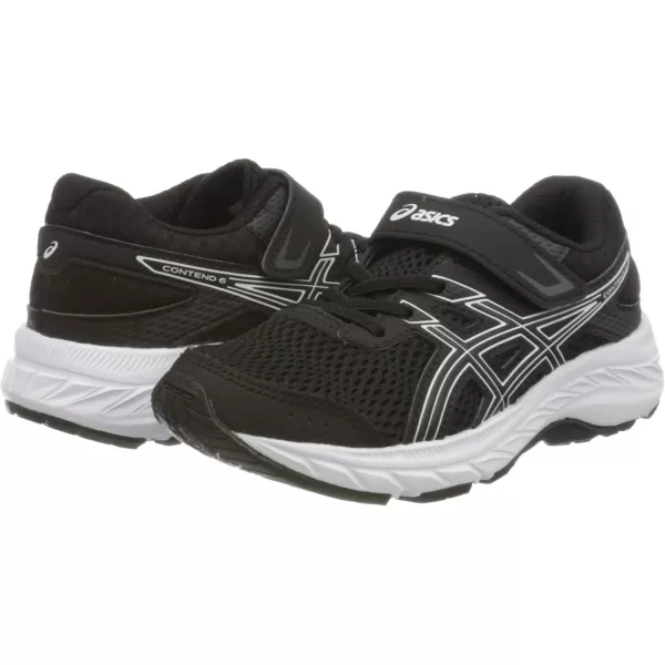 imageASICS Kids Contend 6 PreSchool Running ShoesCoalRed