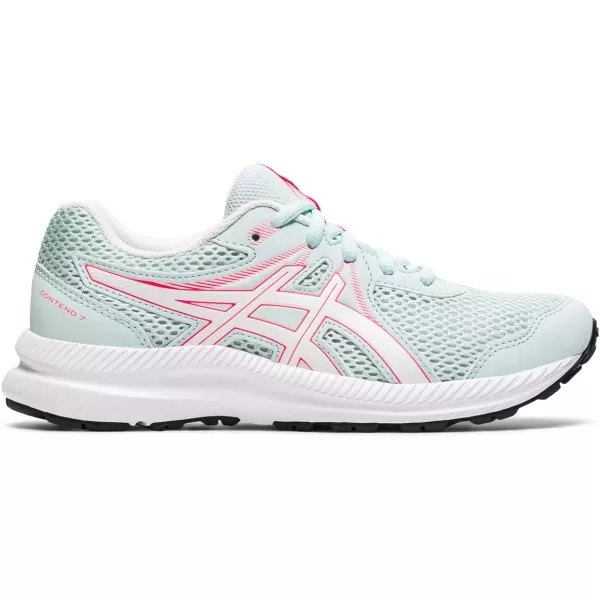 imageASICS Kids Contend 7 Grade School Running ShoeAqua AngelWhite