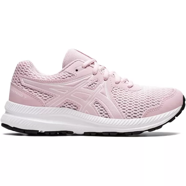 imageASICS Kids Contend 7 Grade School Running ShoeBarely RoseWhite