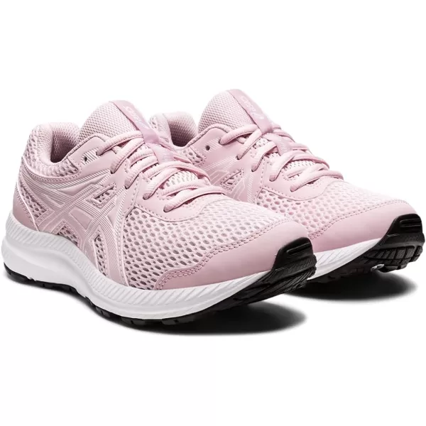 imageASICS Kids Contend 7 Grade School Running ShoeBarely RoseWhite