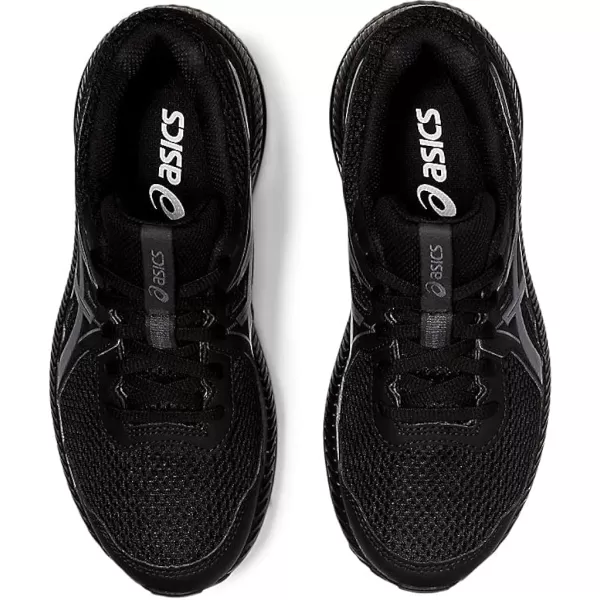 imageASICS Kids Contend 7 Grade School Running ShoeBlackCarrier Grey