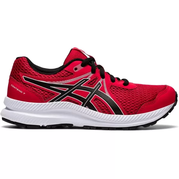 imageASICS Kids Contend 7 Grade School Running ShoeClassic RedBlack