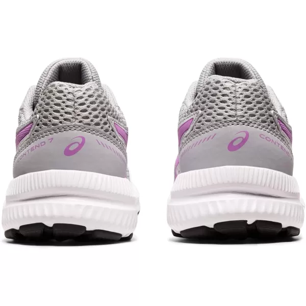 imageASICS Kids Contend 7 Grade School Running ShoePiedmont GreyLavender Glow