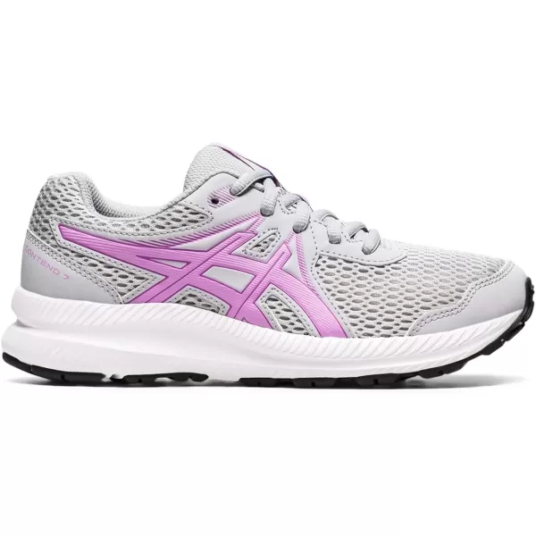 imageASICS Kids Contend 7 Grade School Running ShoePiedmont GreyLavender Glow