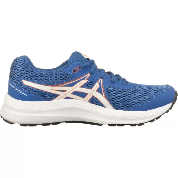 imageASICS Kids Contend 7 Grade School Running ShoeReborn BlueWhite