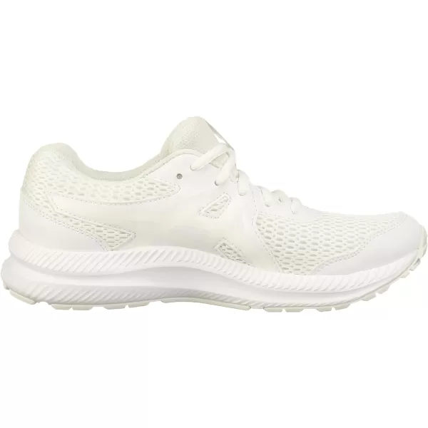 imageASICS Kids Contend 7 Grade School Running ShoeWhiteWhite