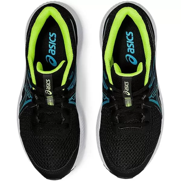 imageASICS Kids Contend 7 Grade School Running ShoesBlackDigital Aqua