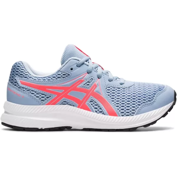 imageASICS Kids Contend 7 Grade School Running ShoesMistBlazing Coral