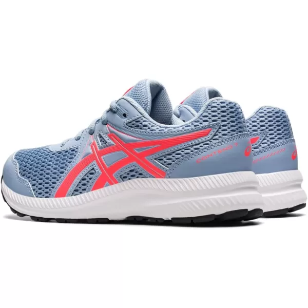 imageASICS Kids Contend 7 Grade School Running ShoesMistBlazing Coral