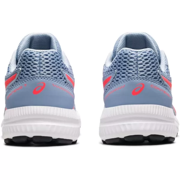imageASICS Kids Contend 7 Grade School Running ShoesMistBlazing Coral