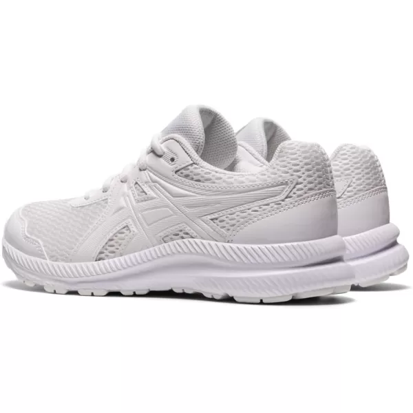 imageASICS Kids Contend 7 Grade School Running ShoesWhiteWhite