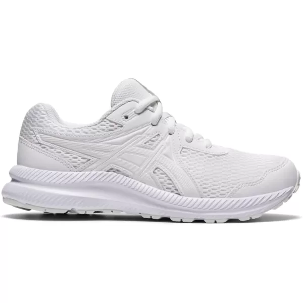imageASICS Kids Contend 7 Grade School Running ShoesWhiteWhite