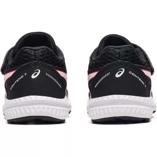 imageASICS Kids Contend 7 Toddler Running ShoesBlackElectric Red