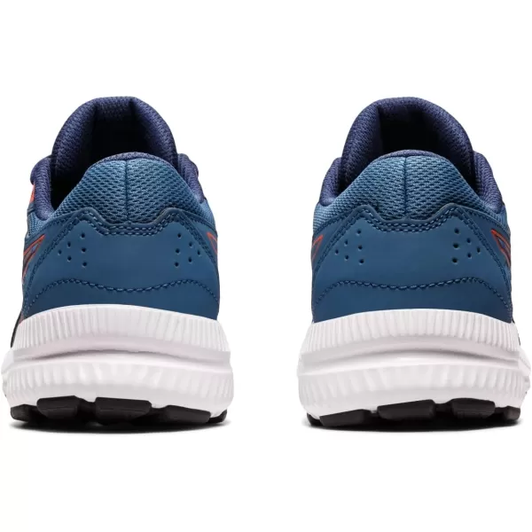 imageASICS Kids Contend 8 Grade School Running ShoesAzureCherry Tomato