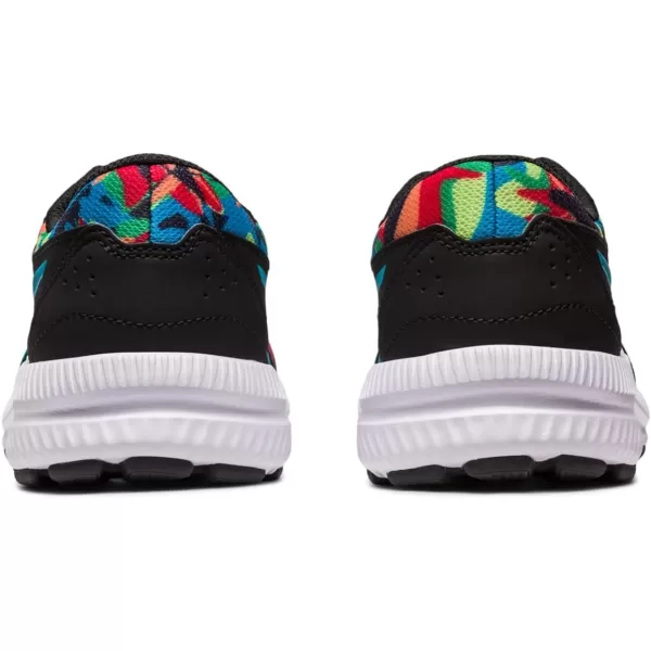 imageASICS Kids Contend 8 Grade School Running ShoesBlackIsland Blue